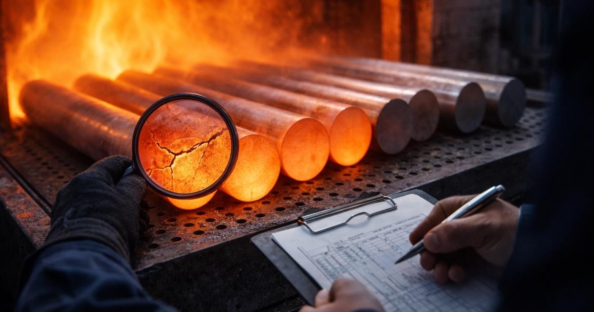 کنترل ترک در عملیات حرارتی فولاد اتومات