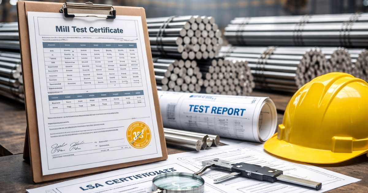 گواهی استاندارد و مستندات کارخانه