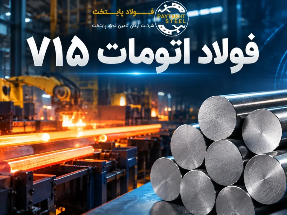فولاد پایتخت مرکزآهن تهران میلگرد اتومات 715
